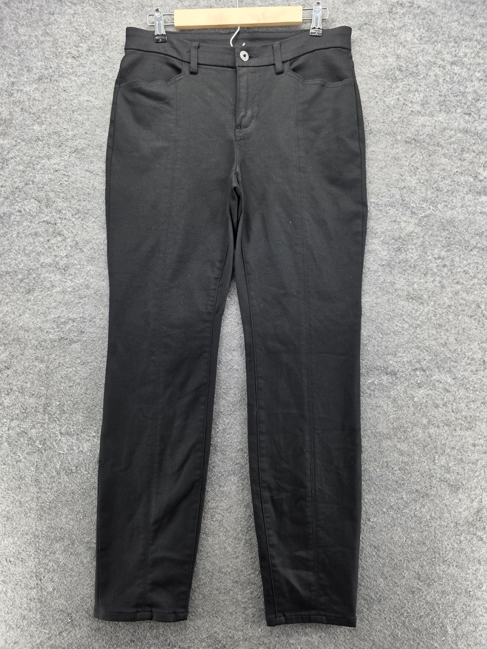 Duluth Trading Co Pants Womens 6x31 Black Stretch Straight Leg Workwear Comfort